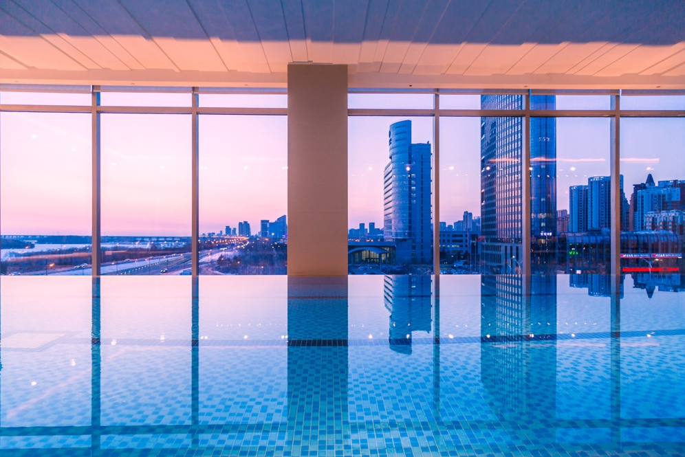 哈爾濱希爾頓酒店泳池臭氧消毒項目